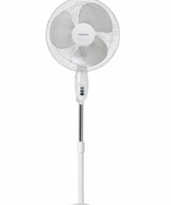 Havells 400mm Swing Pedestal Fan | 120 Ribs Guard Safety, Smooth Oscillation, Heavy Base For Stability, 3 Star | High Air Delivery, Aesthetic Design, Telescopic Arrangement | (Pack of 1, Off White)
